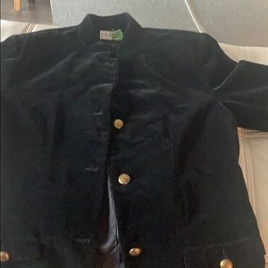 Velvet black blazer